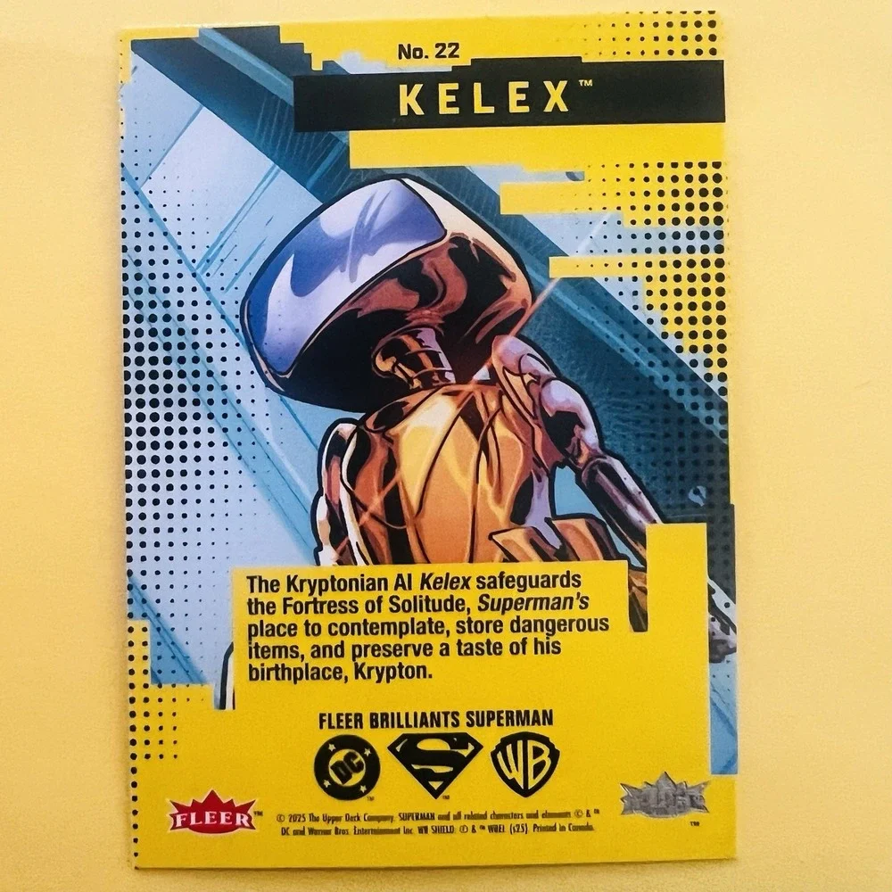 2025 Upper Deck Fleer Brilliants Superman Kelex #22 Base Card DC‎